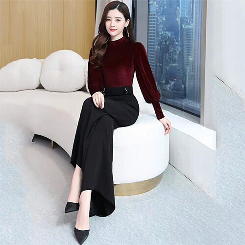 Quần ống rộng dài đan dây đẹp tôn dáng cực đỉnh LN01 | BigBuy360 - bigbuy360.vn