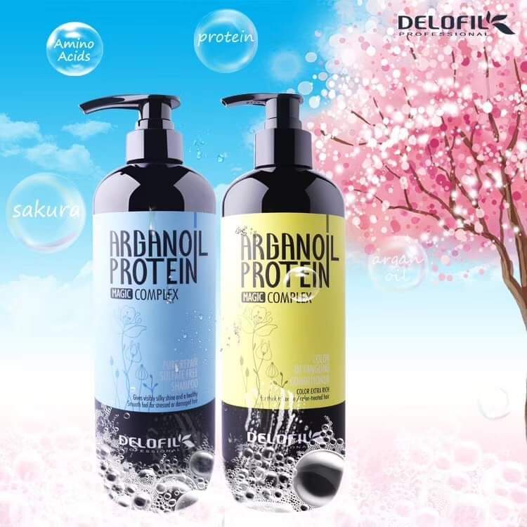 Dầu Gội Delofil Dầu Xả Delofil Phục Hồi Dưỡng Tóc Ngăn Ngừa Gầu Ngứa 500ml 800ml (Chính hãng)