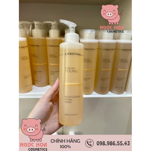 Sữa Rửa Mặt Siêu Dưỡng Ẩm Christina Foreve Young 300ml