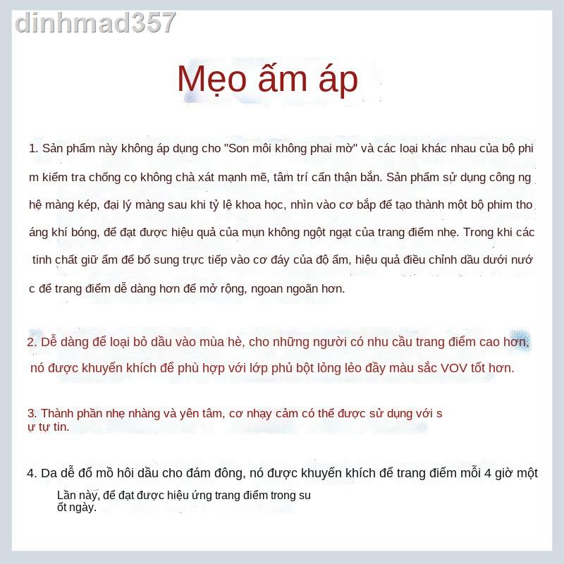 ☜❁☼Xịt trang điểm VOV Wei Ou Chống thấm nước, mồ hôi lâu trôi Dưỡng ẩm Giữ và Kiểm soát dầu không làm mất đi lớp Cô gái | BigBuy360 - bigbuy360.vn