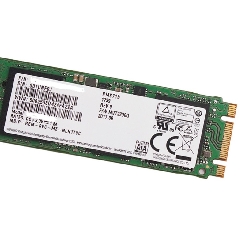 Ổ cứng 256GB ssd M2 2280mm tháo máy