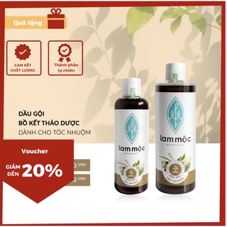 Dầu gội bồ kết Lam Mộc - tóc nhuộm