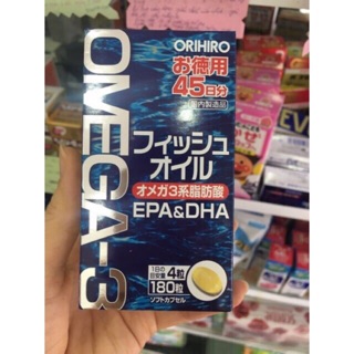 Viên uống dầu cá omega 3 fish oil orihiro, dầu cá omega 3 nhật bản