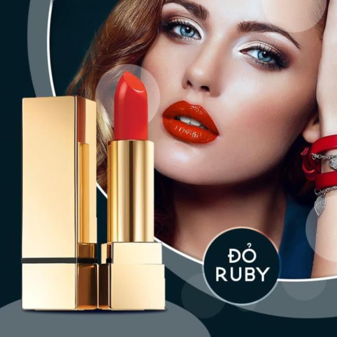 Son lì N.A.G Lipstick đỏ cam Ruby dưỡng môi mềm quyến rũ - NAG Beauty