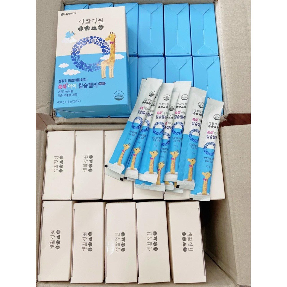 Thạch bổ sung canxi LG Hàn Quốc cho trẻ em