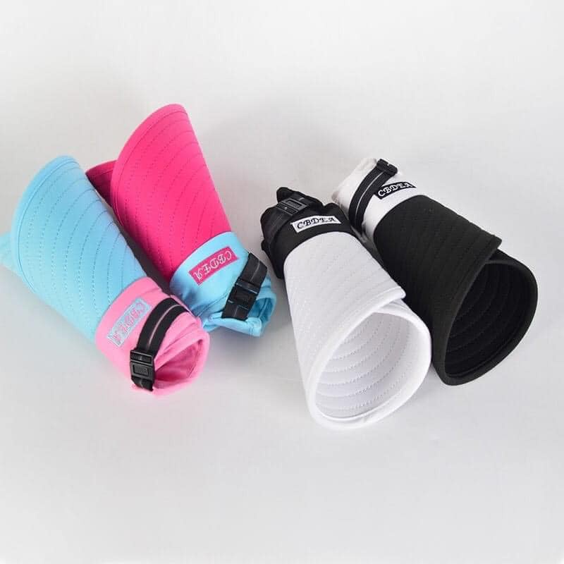 Nón rộng vành nửa đầu chống nắng phong cách Hàn Quốc, mũ đi biển chống tia UV