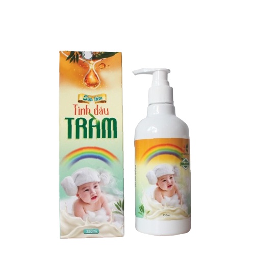 Sữa Tắm Tinh Dầu Tràm Ngăn Ngừa Rôm Sẩy, Sữa Tắm Chống Cảm Lạnh Chai 250ml Tinhdaucomaycosmetics