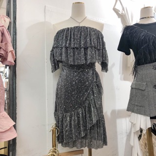 Order ❤️ Váy bling bling dáng trễ vai
