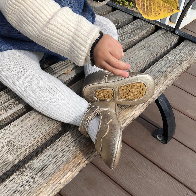 Giày da pu chống trượt dễ thương cho bé gái sơ sinh