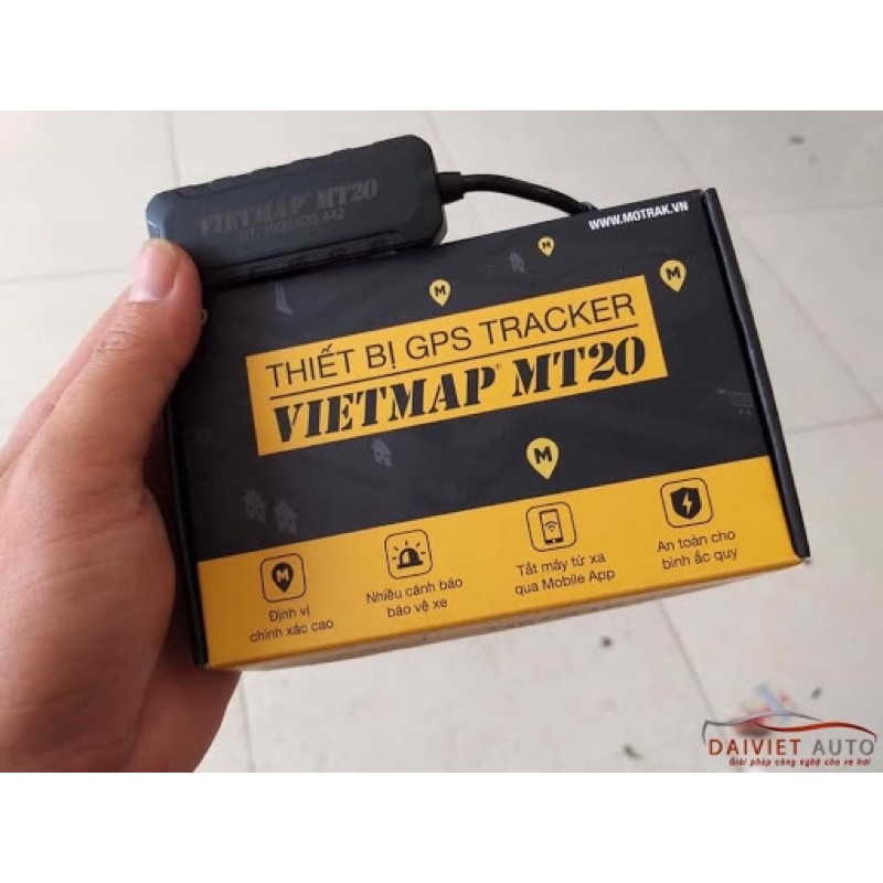 ĐỊNH VỊ MT20 Vietmap giám sát, theo dõi, chống trộm xe máy, ô tô, xe điện TẠI ĐẠI VIỆT AUTO