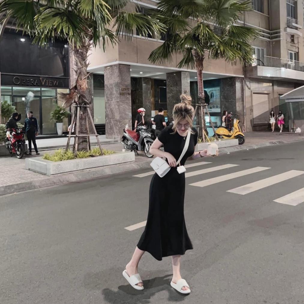 [ 𝐅𝐑𝐄𝐄 𝐒𝐇𝐈𝐏 ] VÁY BODY NỮ DÁNG DÀI NGẮN TAY SIÊU TÔN DÁNG LẮM Ạ