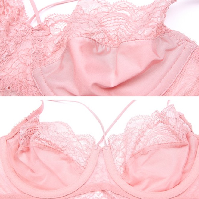 Áo ngực VARSBABY D309 phối ren có kích thước lớn dành cho nữ