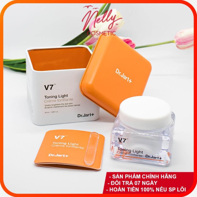 Hàng Hàn- Kem Dưỡng Trắng Da V7 Toning Light Dr.Jart+ 50mL
