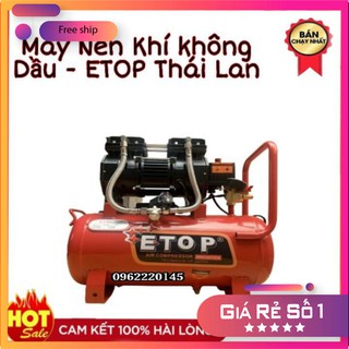 Máy nén khí không dầu : xh-30l - etop thái lan- cs 1500w- 100% lõi đồng