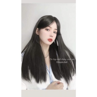Tóc giả kẹp dải và kẹp u duỗi thẳng