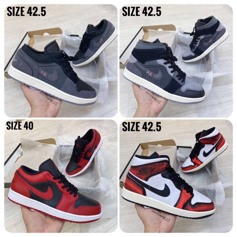 Giày Jordan 1 hot trend 🔥, lẻ size thanh lý mạnh💯