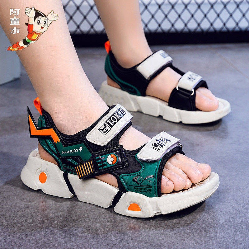 Sandal bé trai 1 - 15 tuổi quai hậu thời trang cao cấp phong cách Hàn Quốc