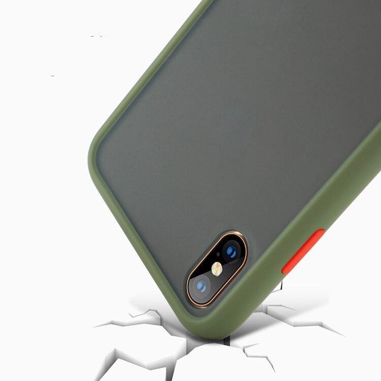 🌟Case iPhone 13🌟 Ốp Lưng Nhám Viền Màu Chống Sốc iPhone 11/11 Pro/11 Promax/12/12 Pro/12 Promax - MINH AN SAIGON