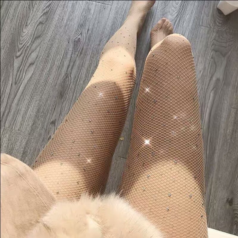 Tất lưới đính đá