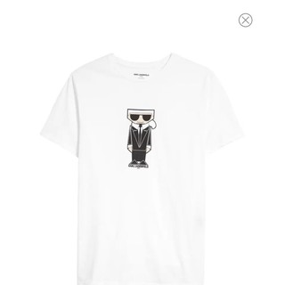 🇺🇸 Áo thun Karl Lagerfeld Kocktail Karl Graphic Tee Màu Trắng và đen unisex