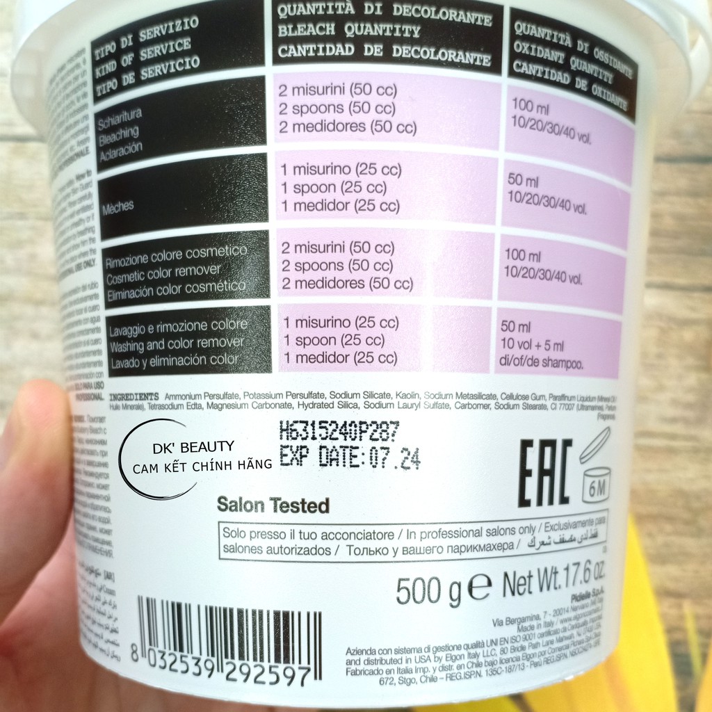 💞Tẩy Tím Elgon Khử Ánh Sắc Vàng, Nâng Sáng Màu Tóc | BigBuy360 - bigbuy360.vn