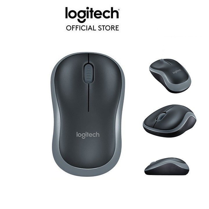 Chuột máy tính không dây Logitech B175 (Đen,Bạc) chính hãng -TRUNG TÂM MÁY TÍNH LONG THÀNH