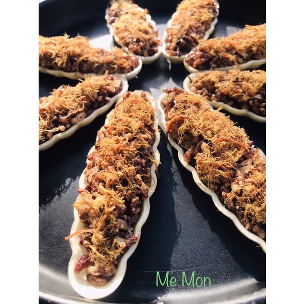 Bánh thuyền gạo lứt chà bông vị ngọt 250gr