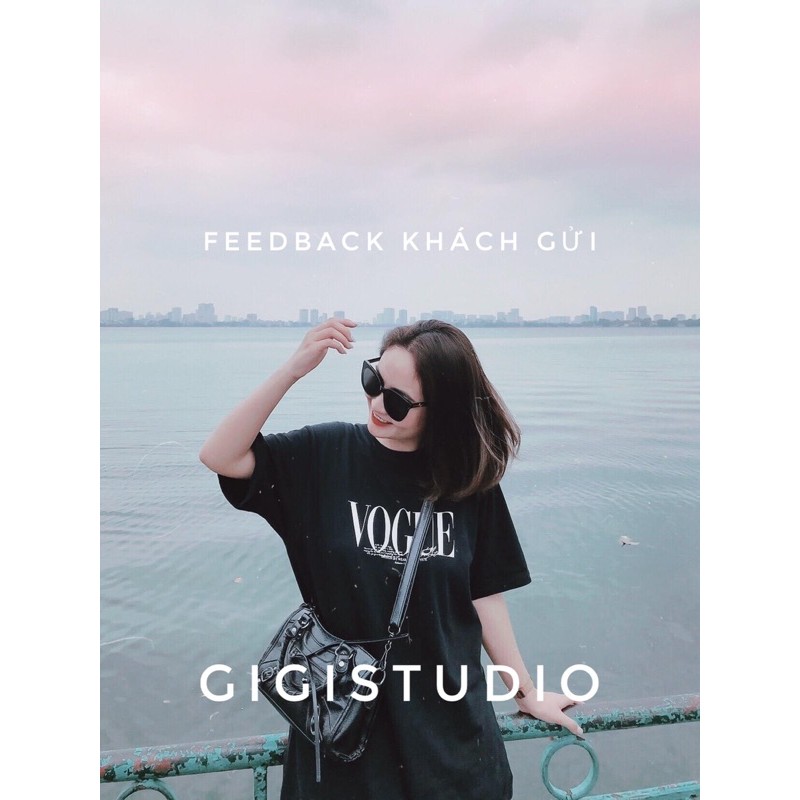 [Ảnh thật trải sàn] Áo phông Vogue (trắng, đen) | BigBuy360 - bigbuy360.vn