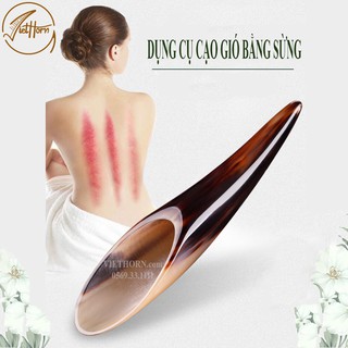 dụng cụ cạo, đánh gió bằng sừng VIETHORN tác dụng đánh gió độc phát tán chướng khí /tốt cho sức khỏe