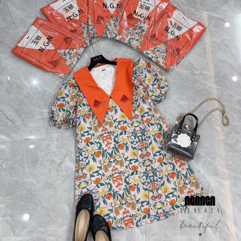 váy hoa baby doll