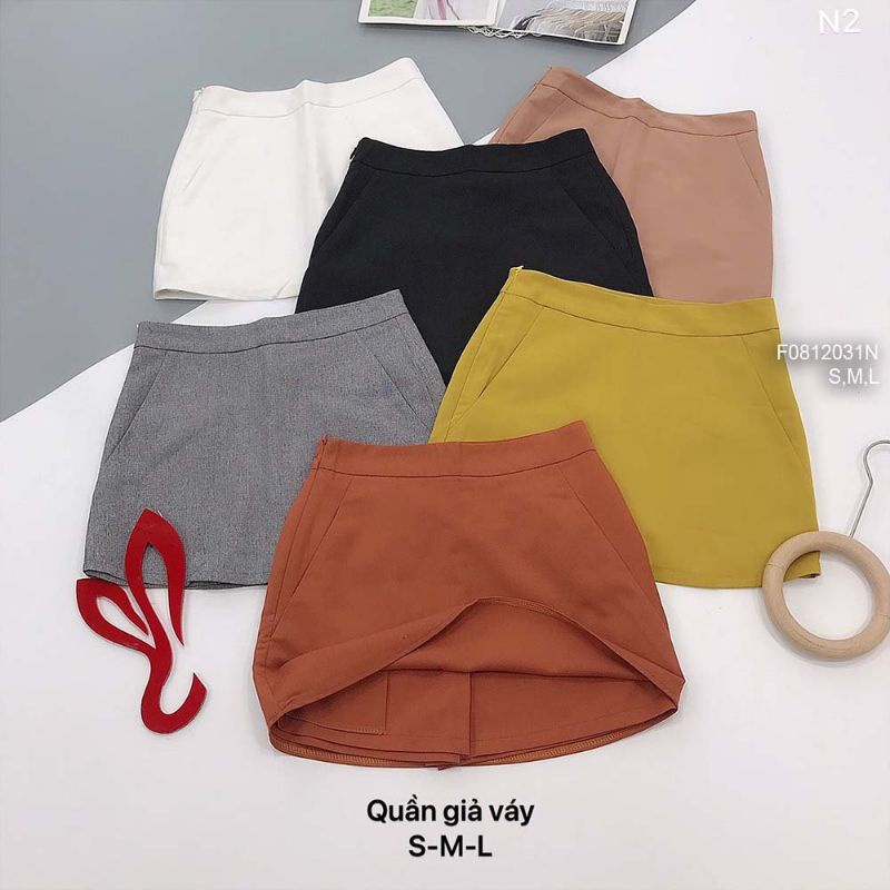 Quần giả váy hai túi xéo!0912