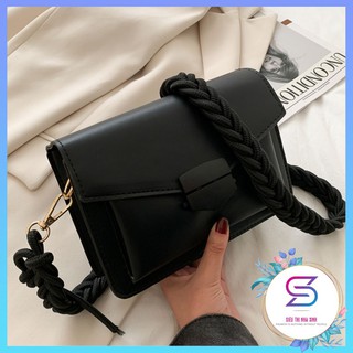 TÚI ĐEO CHÉO DÂY ĐAN 💎FREESHIP💎TÚI XÁCH NỮ THỜI TRANG DA TRƠN VINTAGE ĐỘC LẠ NHIỀU MÀU LỰA CHỌN