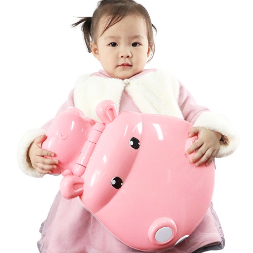 Bộ câu cá hà mã có nhạc có nắp đậy