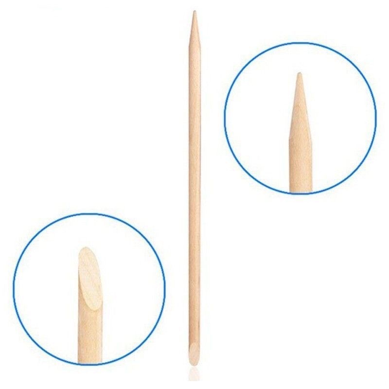 Que Gỗ Làm Nail,cây Đẩy Da ,tháo Móng,dụng Cụ Nailbox