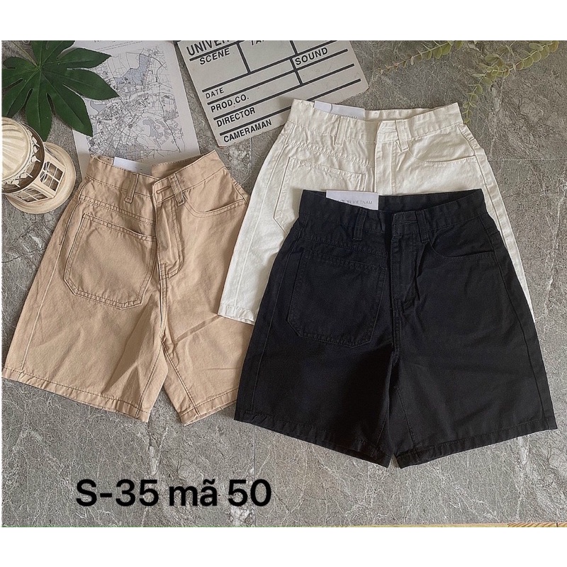 Quần Short Ngố Kaki Túi Kiểu Trước 3 Màu Bigsize từ S đến 35 Ms 50 | WebRaoVat - webraovat.net.vn