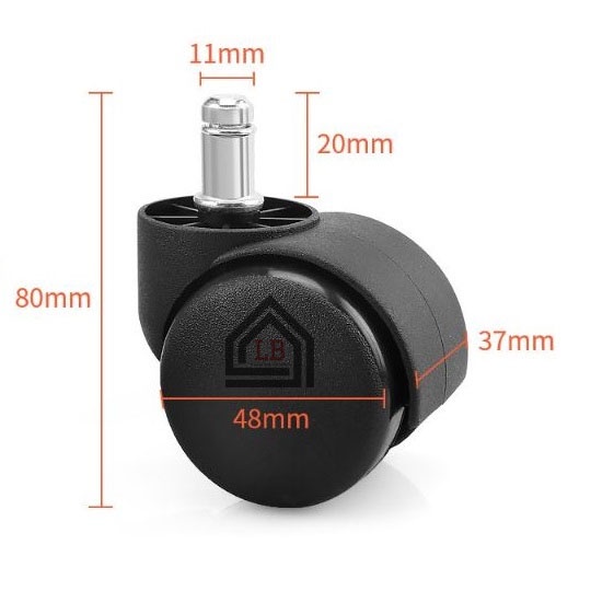 Bánh xe ghế xoay văn phòng