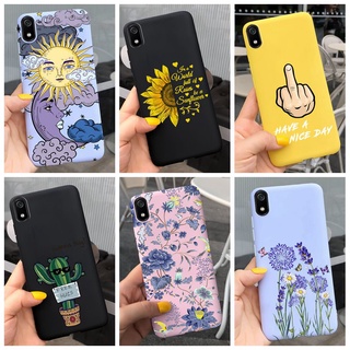 Ốp điện thoại TPU silicon mềm bo viền họa tiết hoa xương rồng màu kẹo cho Xiaomi Redmi 9A 7A 8A Redmi9A Redmi7A
