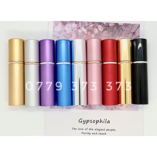 Lọ chiết nước hoa 10ml dạng xịt nhôm hai lớp mix màu