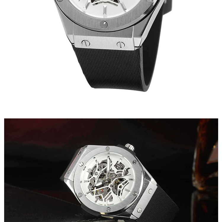 Đồng hồ nam cao cấp Forsining - đồng hồ nam Forsining dây silicon