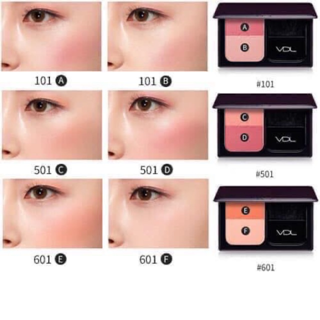 [ TẶNG KÈM BÔNG PHẤN ] Phấn Má VDL tone màu Trẻ Trung - Thời Trang - Sang Đẹp | BigBuy360 - bigbuy360.vn