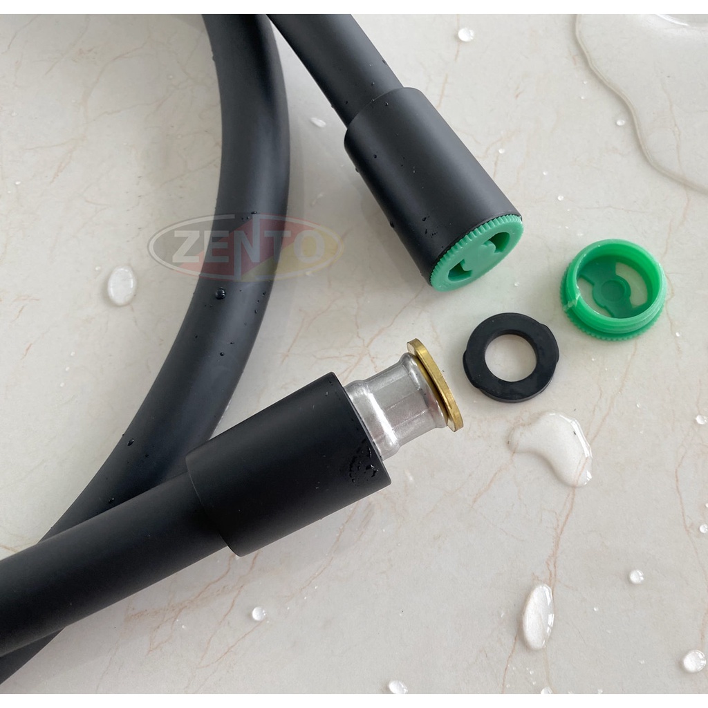 Dây sen nóng lạnh PVC cao cấp JL021-Black