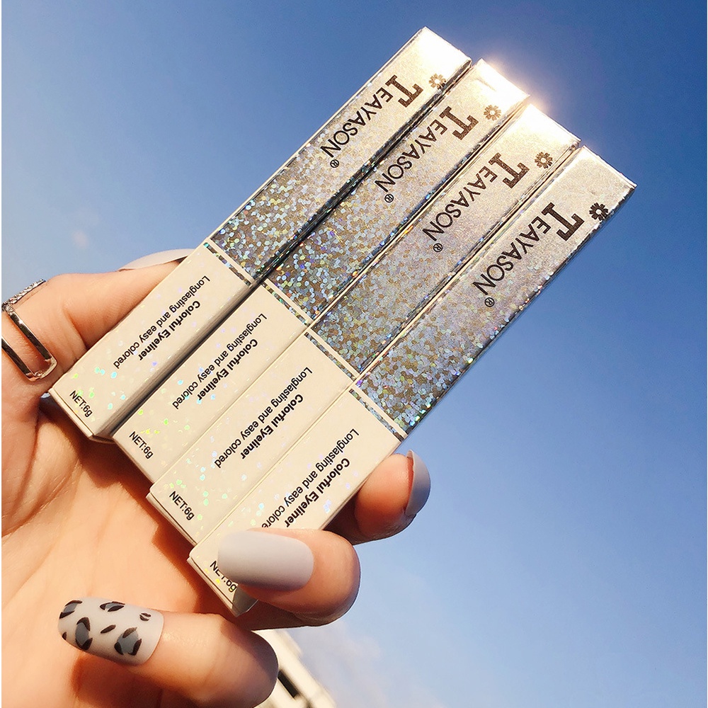 (Hàng Mới Về) Phấn Mắt Dạng Lỏng Teayason 6 Màu Kim Tuyến Lấp Lánh | BigBuy360 - bigbuy360.vn