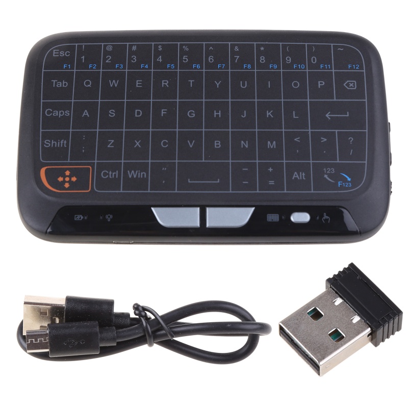 Bàn Phím Không Dây btsg h18 2.4GHz Có Màn Hình Cảm Ứng Cho Android TV Box PC Laptop Htp IPTV