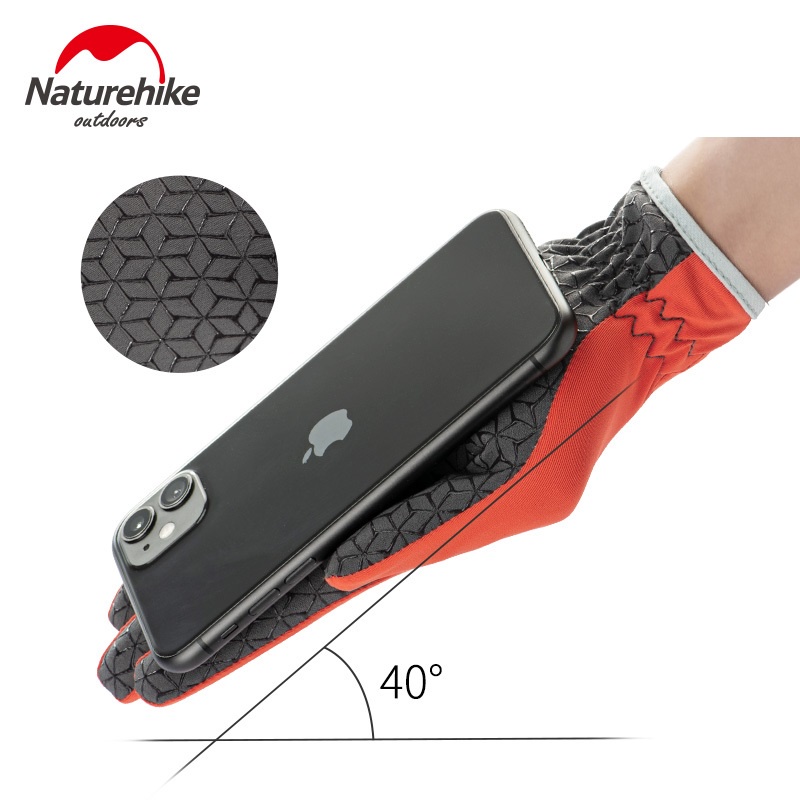Găng Tay Chống Trượt Leo Núi Naturehike NH21FS035 Mỏng Nhẹ