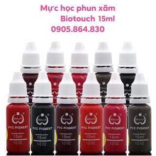 [Chai 15ml] Mực tập phun xăm Biotouch