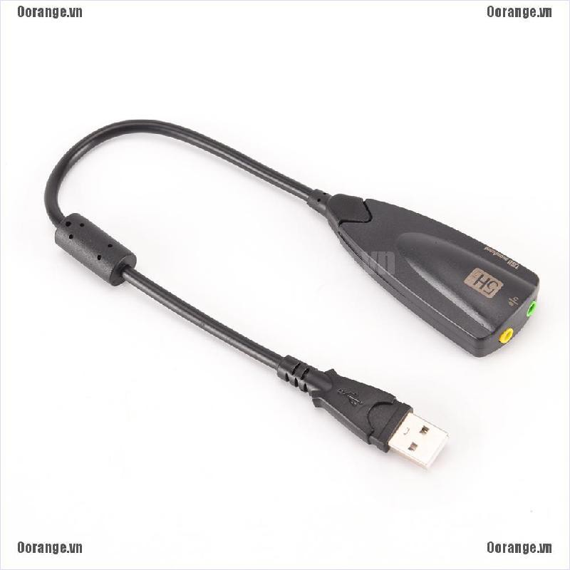 Thẻ âm thanh chuyển đổi MT 5Hv2 7.1 USB cho laptop