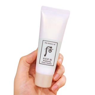 tuýp sữa rửa mặt trắng da whoo radiant white moisture 40ml ( tách set)