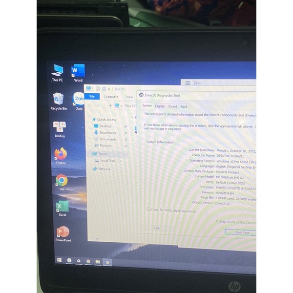 laptop cũ giá rẻ hp elitebook 840 g2 i5-5300u ram 4gb ssd 160gb hình thật video thật lỗi màn hình