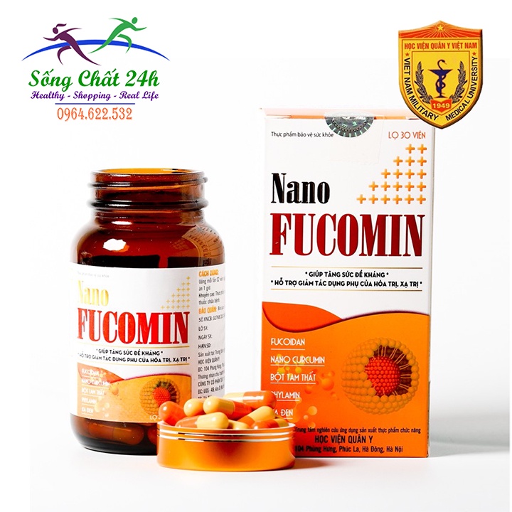 Nano Fucomin Học Viện Quân Y [CHÍNH HÃNG] - Sống Chất 24h