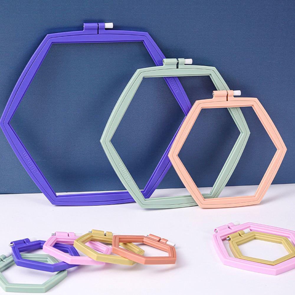 CHOOKEY Khung Thêu Tranh Chữ Thập Hình Lục Giác